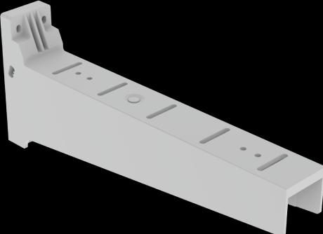 Unex 66503 Insulating bracket light grey RAL7035 100X500 U23X