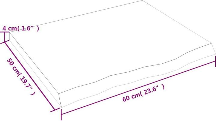 Immagine prodotto VidaXL Gianna (60 x 4 x 50 cm)