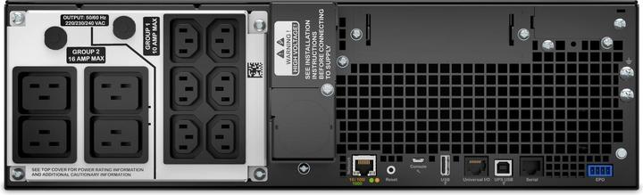 Immagine prodotto APC UPS Smart-UPS SRT 5000VA Rack Mount con 6 anni (5000 VA, 4500 W, Doppio convertitore online UPS)