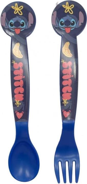 Produktbild Tinisu Stitch Kinder Plastik Besteck Set - 2 Teile Lilo & Stitch