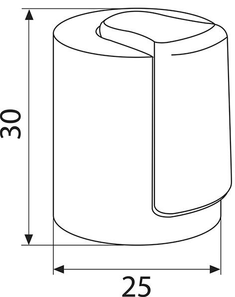 Produktbild Wagner System Wand- und Bodentürpuffer SERIE 8