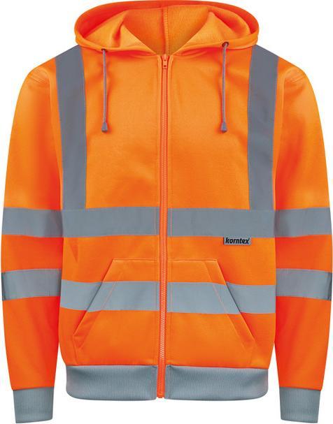 Actual product image Korntex Hi-Vis Hoodie (XXL)