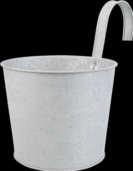 Immagine prodotto Esschert Design Vaso di fiori con gancio in zinco antico (14 cm)