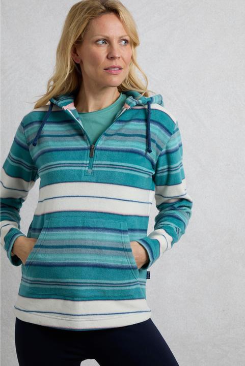 Produktbild Weird Fish Lana Kapuzenpullover mit kurzem Reissverschluss (42 D)