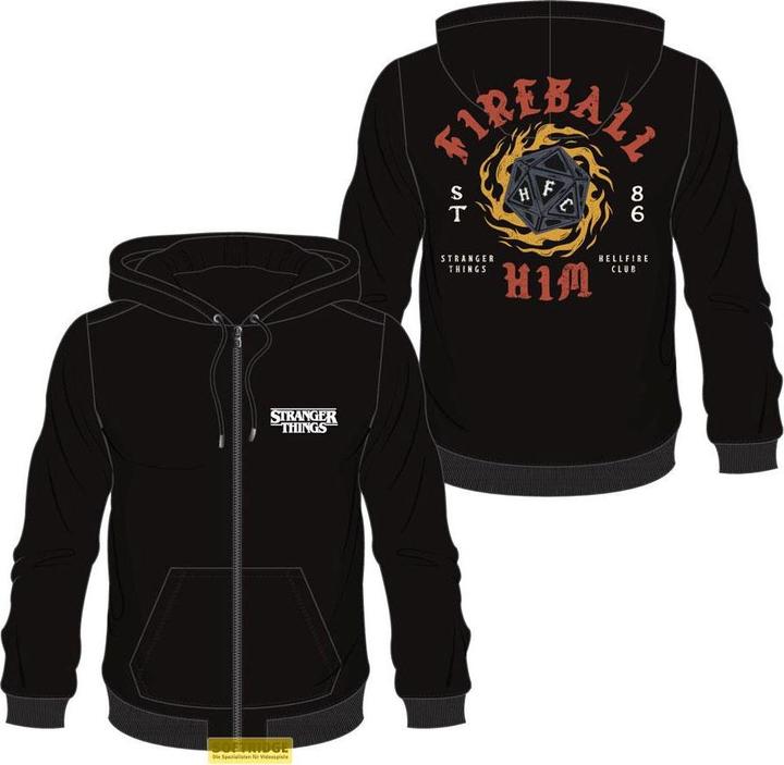 Difuzed Stranger Things Sweater à capuche Fireball (XL) (XL)