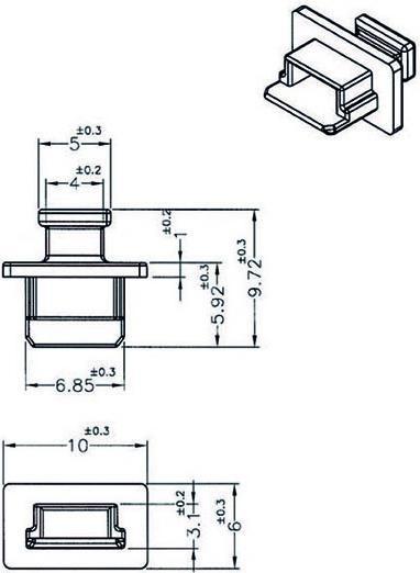 Produktbild Delock Lightning Staubschutz 10 Stk. (Lightning, 12.50 cm)