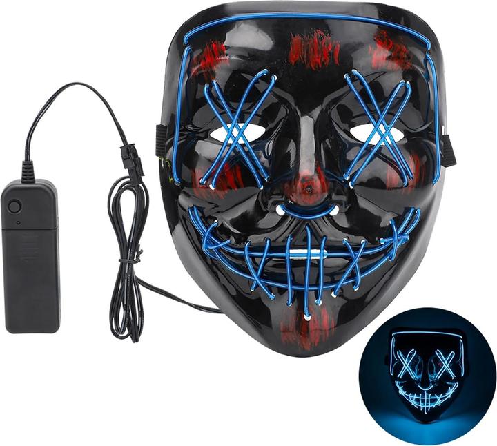 Actual product image NoName LED Horror Mask Red