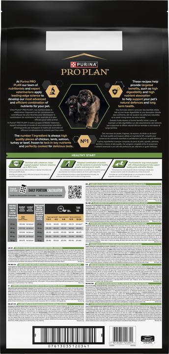 Produktbild Pro Plan Dog Large Robust Puppy OPTI START Huhn (Junior, 1 Stk., 12000 g)