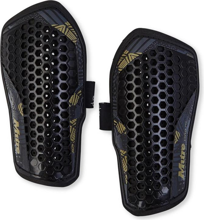 Actual product image Mitre Mens Pro 2024 Aircell Technology Shin Guards Set (XS)