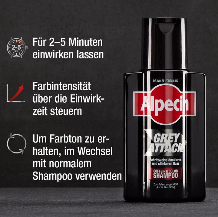 Produktbild Alpecin Grey Attack (200 ml, Flüssiges Shampoo)