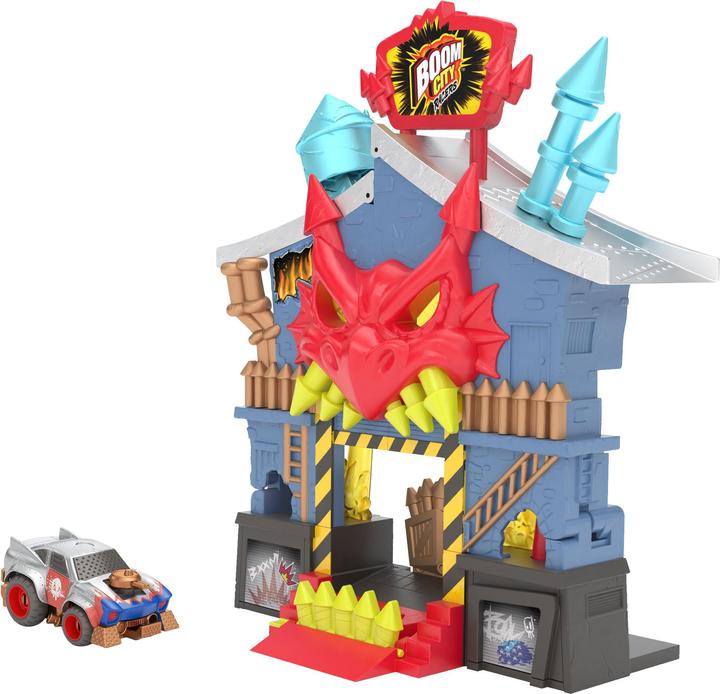 Immagine prodotto Zuru Boom City Racers Fabbrica di Fuochi d'Artificio - playset 3 in 1 - Rip, Race, Explode giocattolo da