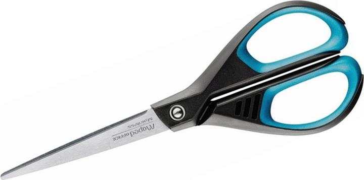 Produktbild Magni Maped M468210 - Schere Essentials Soft symmetrisch, 17 cm, schwarz/blau (17 cm)