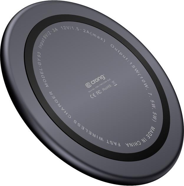 Produktbild Crong Ladegerät Induktion 3 A (CRG-PS15W-BLK) (15 W)