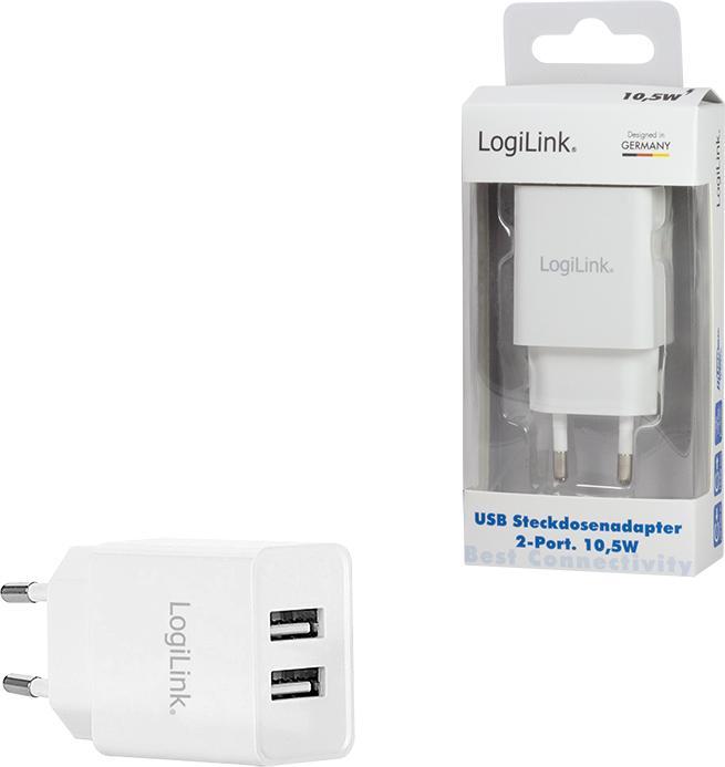 Produktbild LogiLink USB Steckdosenadapter (10.50 W)