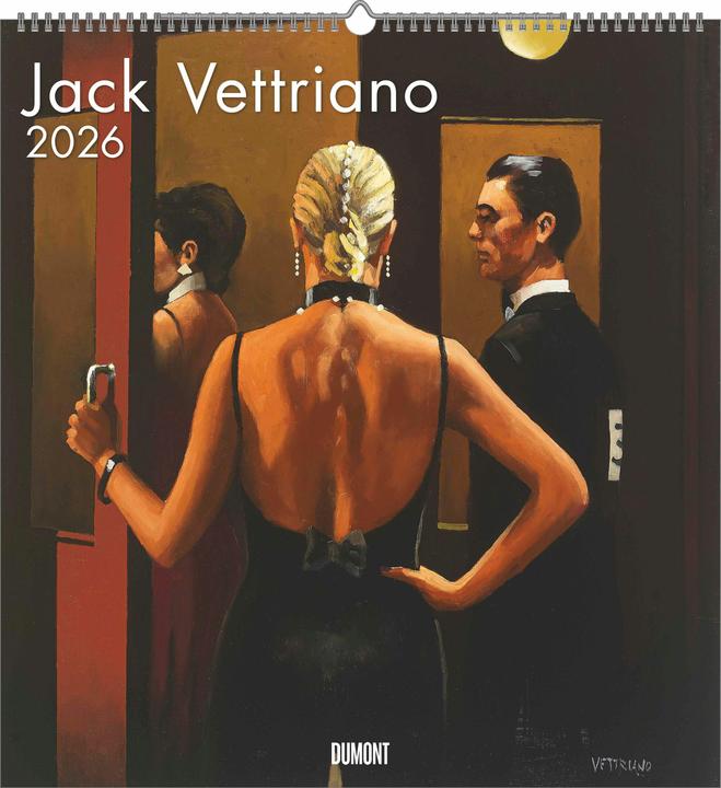 Actual product image Jack Vettriano 2026 - Kunst-Kalender - Wand-Kalender - 45x48 (German)
