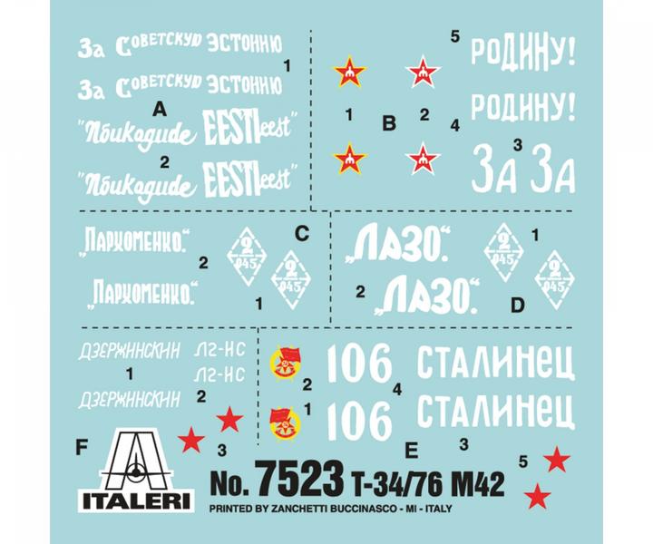 Immagine prodotto Italeri T34/76 Mod. 42