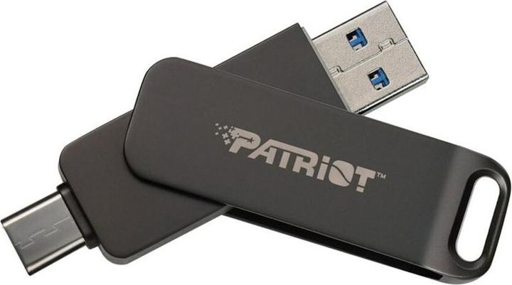 Actual product image Patriot Rage R550 64GB (black, USB-A and USB-C 3.2 Gen 1) (64 GB, USB-A, USB-C)