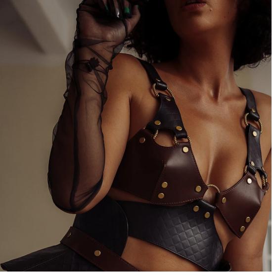 Produktbild Liebe Seele Leder Bustier (S)