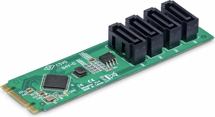 Produktbild StarTech Adap 4-Port M.2 to SATA Adapter Card