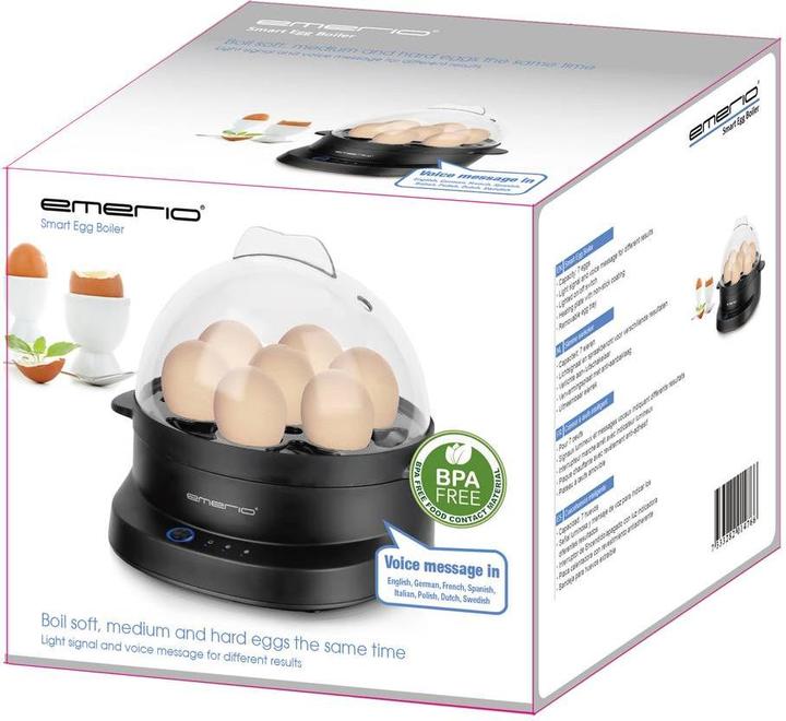 Actual product image Emerio EB-131811.1 Egg boiler BPA-free Black