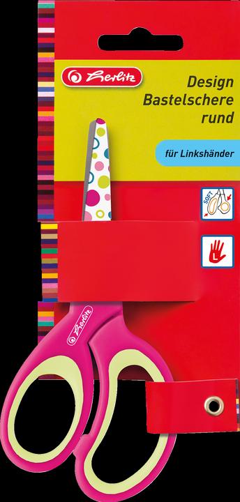 Immagine prodotto Herlitz Forbici artigianali design, rotonde, lunghezza: 132 mm (13.20 cm)