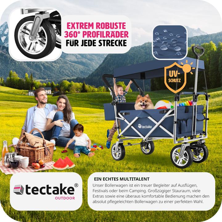 Produktbild tectake Faltbarer Bollerwagen Nico