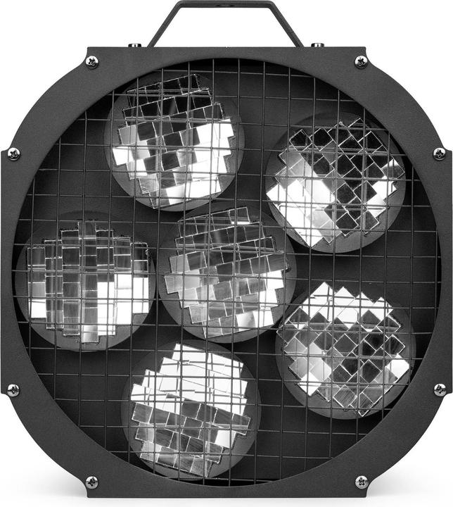 Actual product image Fuzzix MBR60 spiegelreflector - 6 roterende spiegelschijven met 37 spiegels - DMX