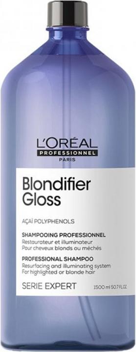 L'Oréal Professionnel Serie Expert Blondifier Gloss Shampoo 1500 ml (1500 ml, Liquid shampoo)