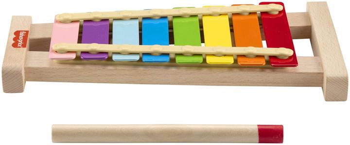 Actual product image Fisher-Price colourful xylophone with wooden hammer game (Multilingual)