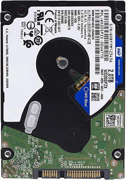 Produktbild WD Blue Mobile (2 TB, 2.5", SMR)