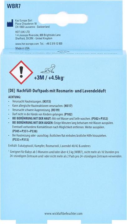 Immagine prodotto Wick WBR 7 Tamponi Vapo alla lavanda (1 x)