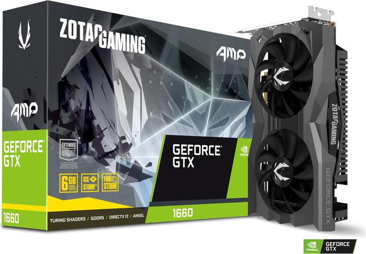 Image du produit Zotac Geforce GTX 1660 AMP (6 Go)