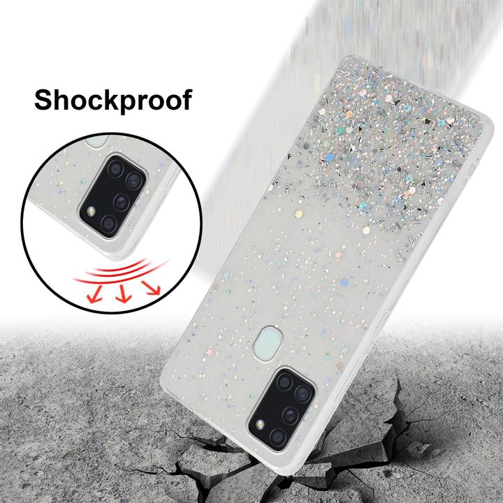 Produktbild Cadorabo TPU Cover funkelnder Glitter (Samsung Galaxy A21s)
