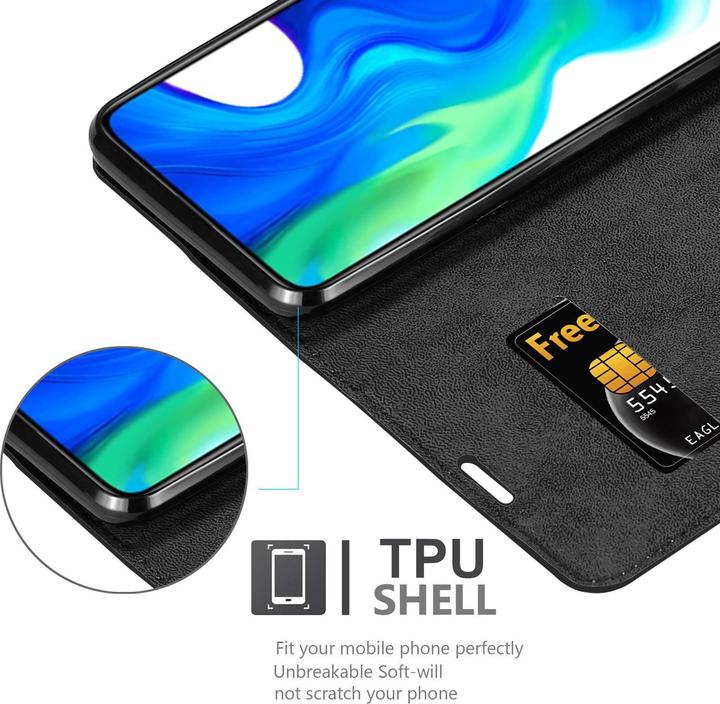 Produktbild Cadorabo Book Invisible Magnet Cover (Xiaomi Poco F2 Pro)
