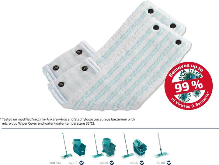 Image du produit Leifheit 2 pièces Housse CLEAN TWIST M / Combi M micro duo (2 pcs)