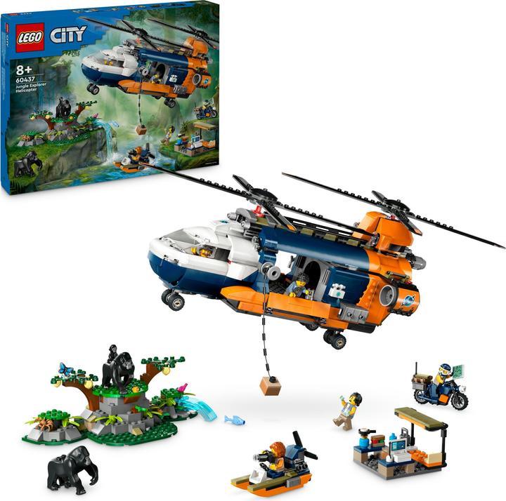 Image du produit LEGO Hélicoptère d'exploration de la jungle (60437, LEGO City)