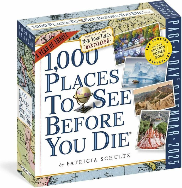 Actual product image 1,000 Places to See Before You Die Page-A-Day® Calendar 2025 (English)