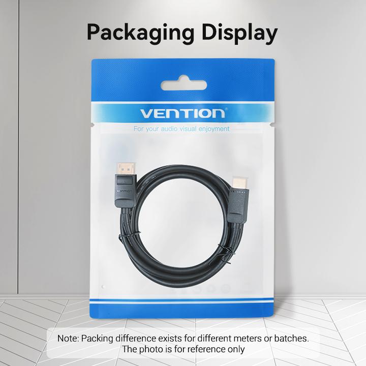 Produktbild Vention Kabel DisplayPort do HDMI 3m HADBI Czarny (0.26 m, HDMI)