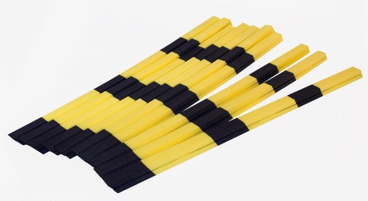 Produktbild Brady Kantenschutz - Trapez (b), Schwarz & Gelb, 660 x 28 x 29mm, nicht klebend (10 St. je Packung