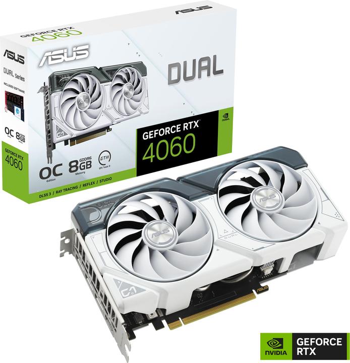 Image du produit ASUS DUAL-RTX4060-O8G-WHITE (8 Go)