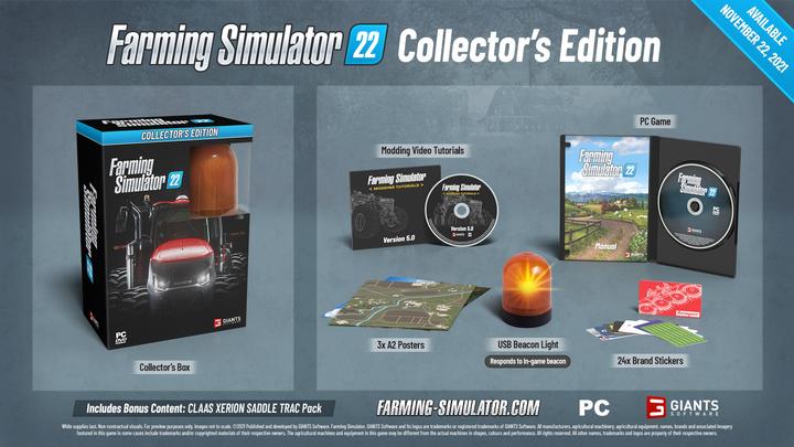 Actual product image Giants Software Farming Simulator 22 - Collectors Edition (PC, EN)