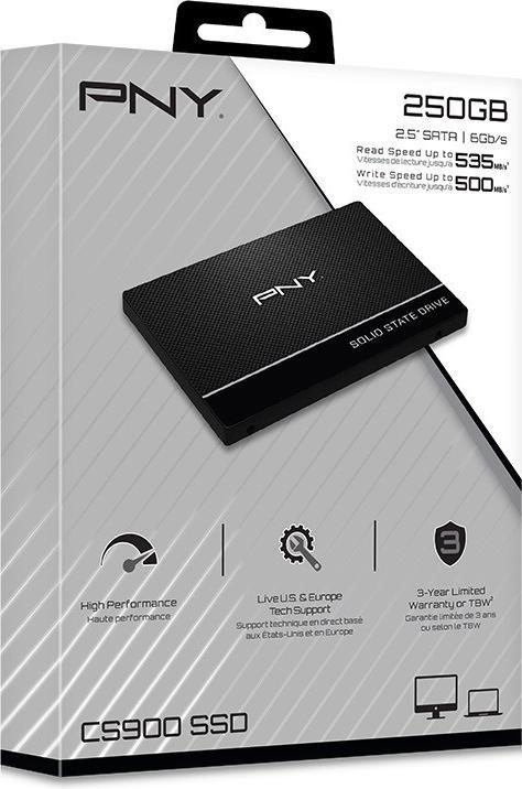 Actual product image PNY CS900 (250 GB, 2.5")