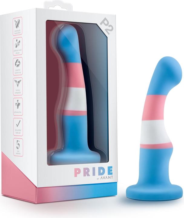 Image du produit Avant â Pride Silikondildo mit Saugnapf â Blau