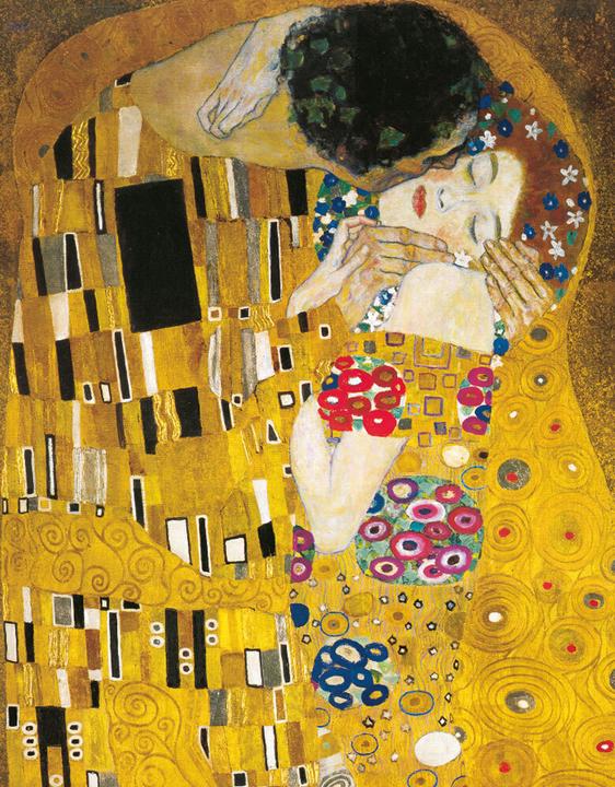 Actual product image Tushita Gustav Klimt - The Kiss (Lined, Hardcover)
