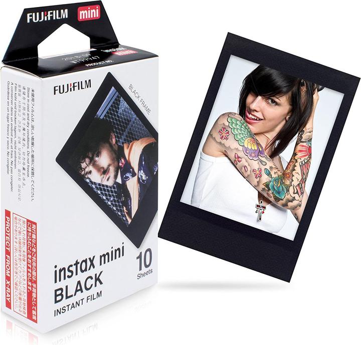Actual product image Fujifilm Instax Mini 10 sheets black (Instax Mini)
