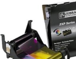 Actual product image Zebra ZXP Series 1 Load-N-Go Ribbon (Multicoloured)