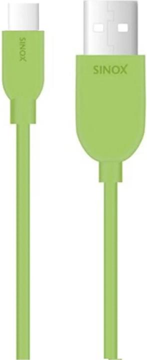 Produktbild Sinox iMedia USB C til USB A kabel. 2m. Grøn (2 m, USB 3.2 Gen 1)