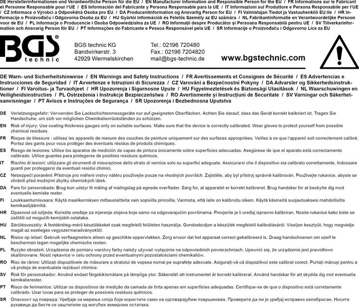 Produktbild BGS Lackschichten-Messgerät für Eisen-Metalle (4000 cm)