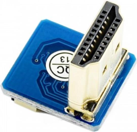 Immagine prodotto WaveShare Connettore HDMI maschio verticale angolato a 90° (0.02 m, HDMI)