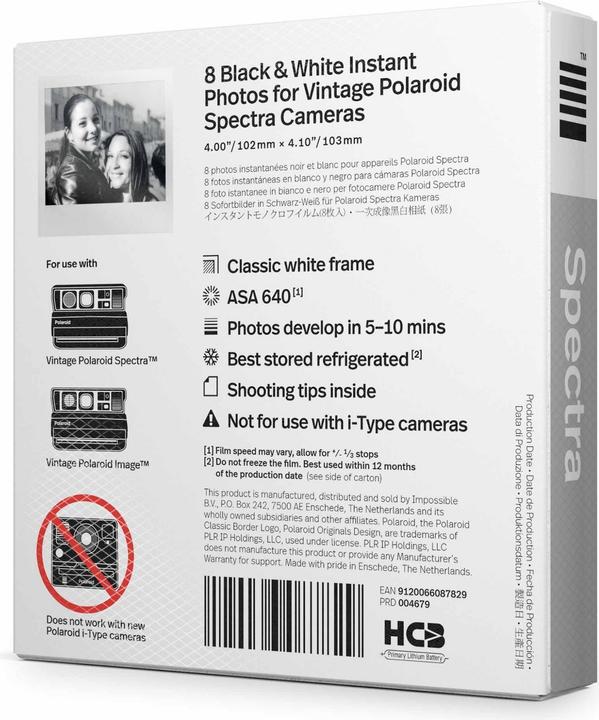Produktbild Polaroid Image/Spectra B&W (Spectra)